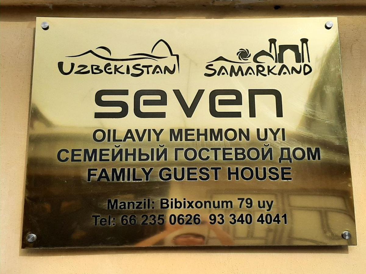 Family Guest House Seven Samarkand Esterno foto